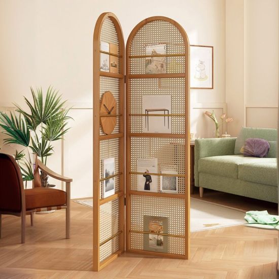 Avena Wooden Room Divider – Natural Woven Design