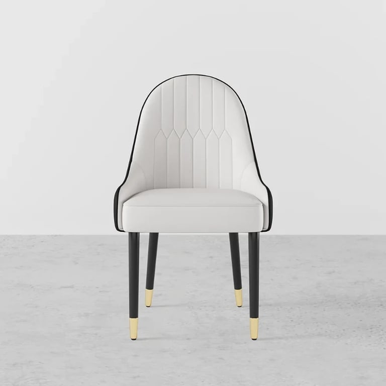 صورة كرسي طعام فيرا لوكس مع خشب طبيعي