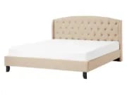 Belgrado Elegant Upholstered Bed – Tufted Square Padded Headboard