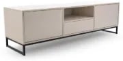 Picture of Mira TV Console – Beige & Black Minimalist Media Unit