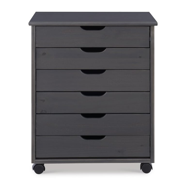 Breshay+6+Drawer+Rolling+Storage+Chest 