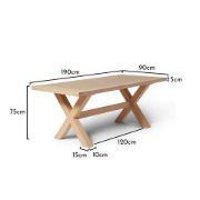 Picture of Tavilo Dining Table – Natural Wood