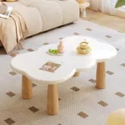 Clouda Modern Coffee Table – Organic Design – Natural Wood