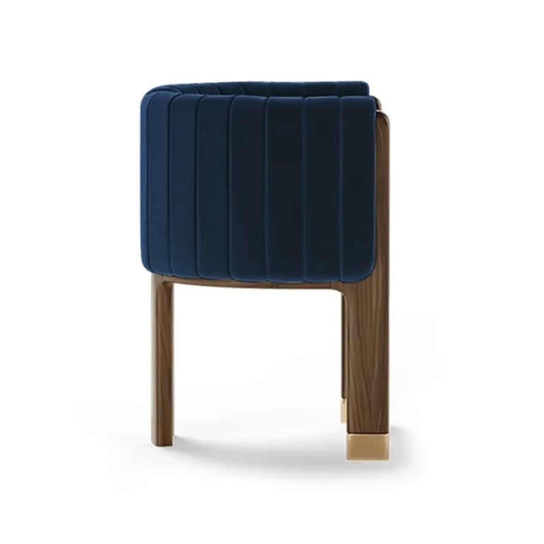 Picture of Arlin Modern Accent Chair – Natural Wood  & Steel Accents