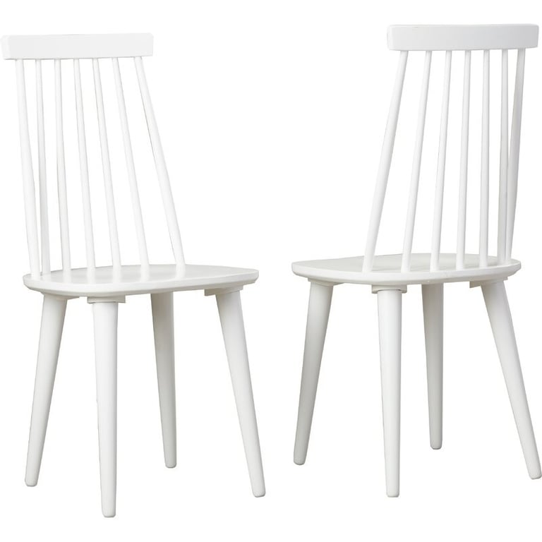 Biry Solid Wood Slat Back Arm Chair