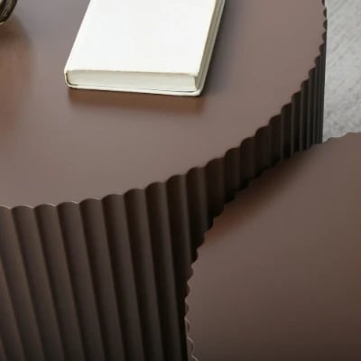 صورة آڤارا  طاولات متداخلة دائرية من الخشب الطبيعي