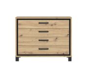 Picture of Marais Natural Wood Bedroom Set – Sliding Wardrobe