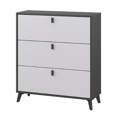 Picture of Recetar Shoe Storage Cabinet - 3 Folding Drawers