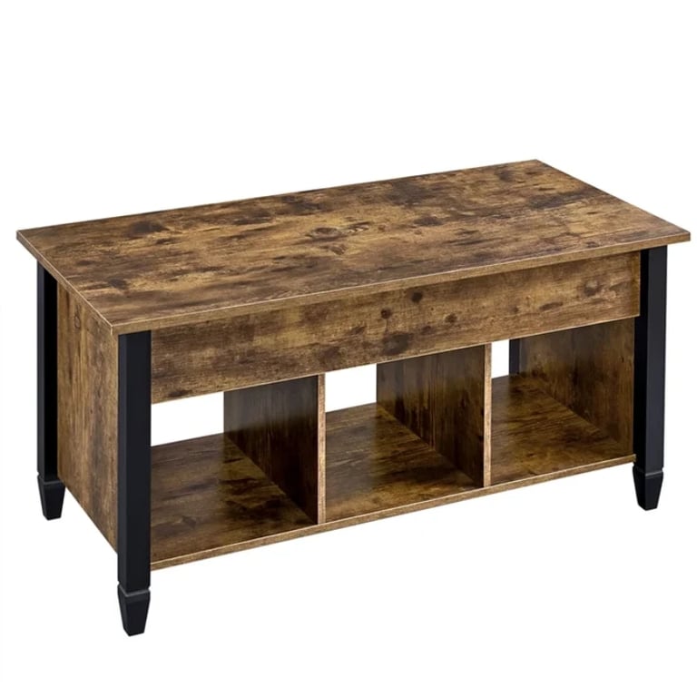 Lemmons Lift Top 4 Legs Coffee Table with Storage
