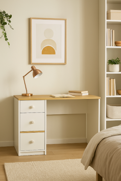 صورة أسترا - مكتب دراسى من الخشب الطبيعى