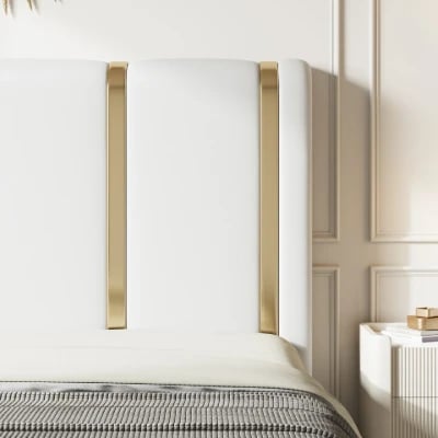 صورة سرير أوريليا لوكس  – أسود وذهبي