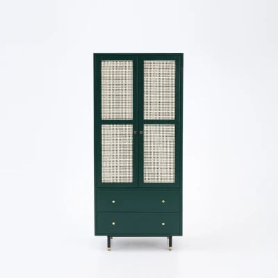 Picture of Vart Wardorbe Natural wood with Rattan