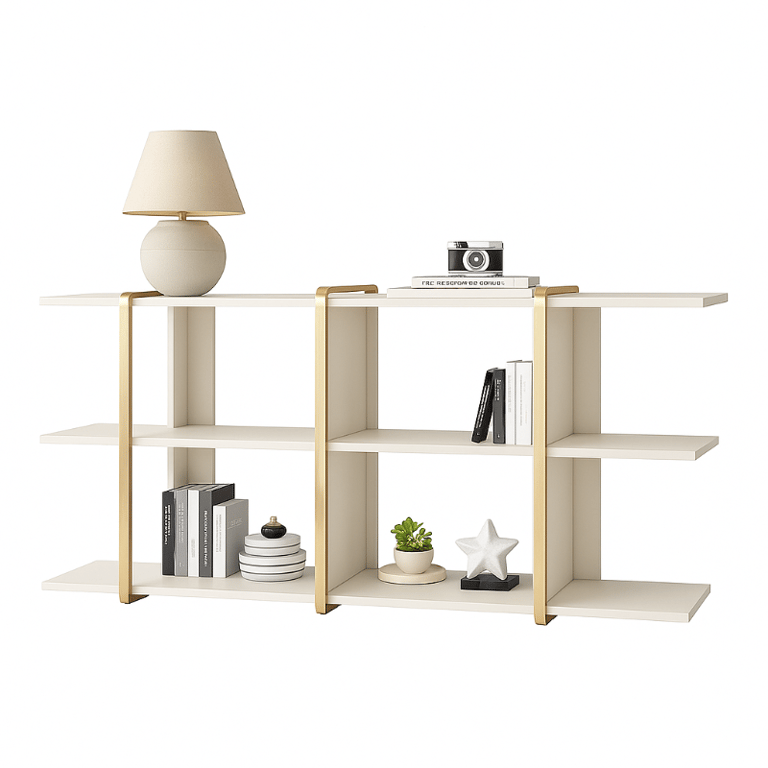 Picture of Armia Bookcase with Shelves - Natural Wood