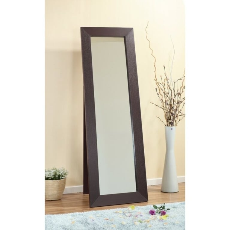 Picture of Tyan Full-Length Beveled Mirror - Wooden Frame