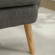 Picture of Velvera Velvet Armchair – Soft Comfort with Natural Wood Legs