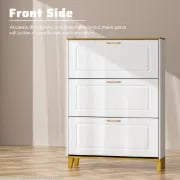 Éliane – Modern Natural Wood Shoe Cabinet