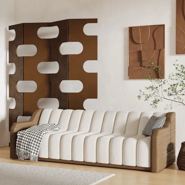 صورة كنبة ريڤا - خشب الطبيعي