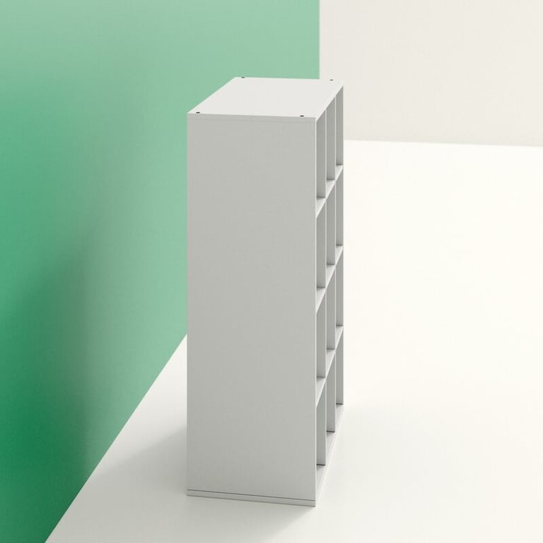 Barbara 12 Pair Stackable Shoe Storage Cabinet