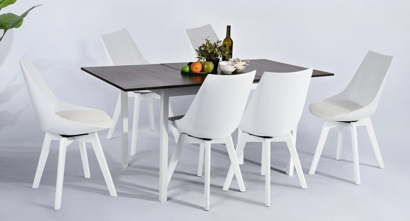 Elaina Extendable Iron Dining Table