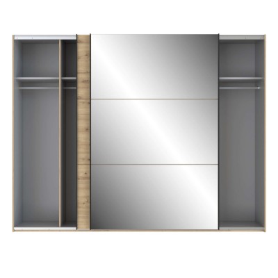 صورة طقم غرفة نوم ماراي – خزانة بباب منزلق من الخشب الطبيعي