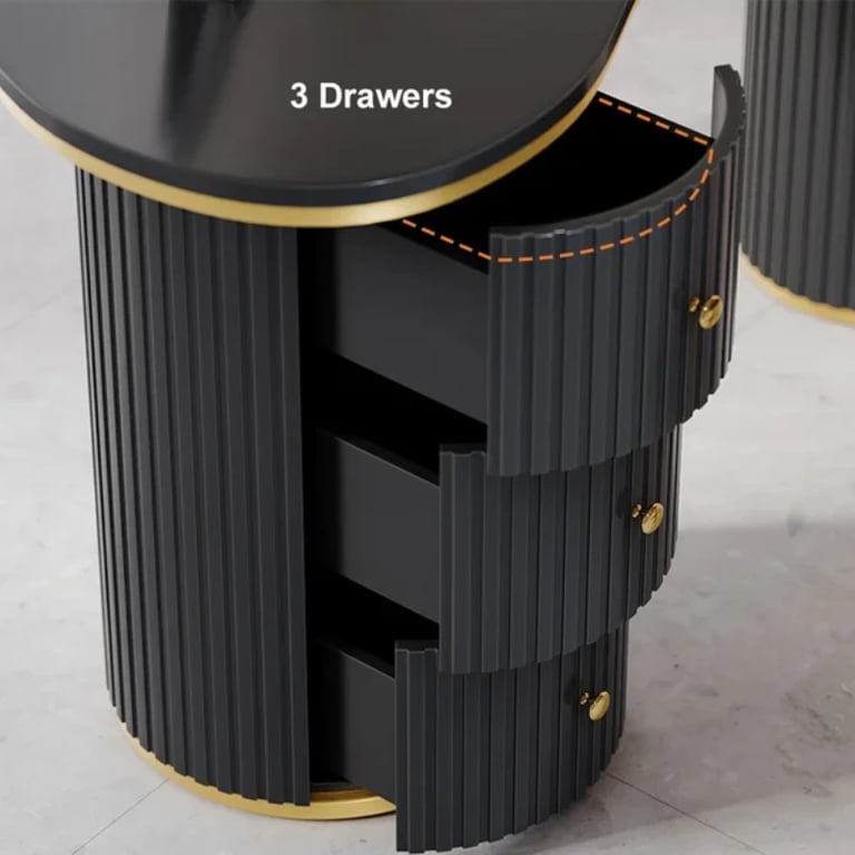 صورة هيتاتشي – مكتب مكتبي من الخشب الطبيعي مع قاعدتين جانبيتين