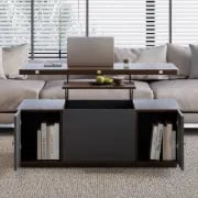 صورة هاكو ترابيزة قهوة خشب طبيعي - متعددة الأستخدام