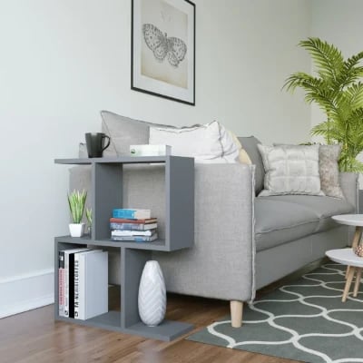 Picture of Kayli Natural wood side table - Four Shelves