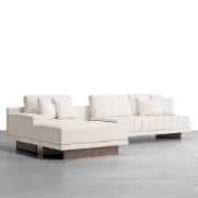 Picture of Armia L-Shaped Sectional – Natural Wood