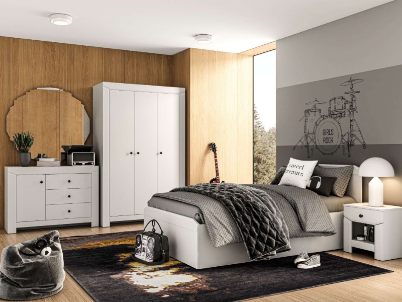 Picture of Nayelle – Natural Wood Bedroom Set