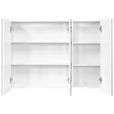 Romer Surface Mount Frameless 3 Door Medicine Cabinet with 6 Adjustable Shelves