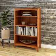 Colton – Elegant Natural Wood Bookcase