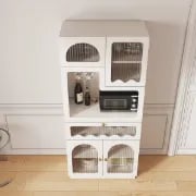 Picture of Azha White small Sideboard - Natural wood