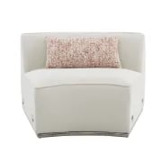 Luna Curved Sectional Sofa – Modern Design with Circular Cushions