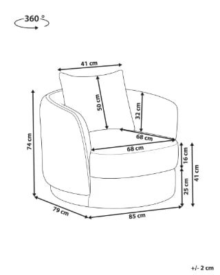 Ravo – Modern Swivel Lounge Chair