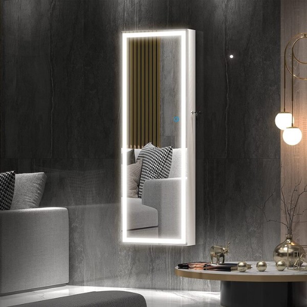 صورة ماتشا خزانة اكسسوارات ومجوهرات ومرايا معلقة