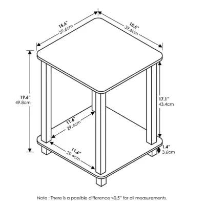 Picture of Kape Natural wood Sidetable - Set of 2