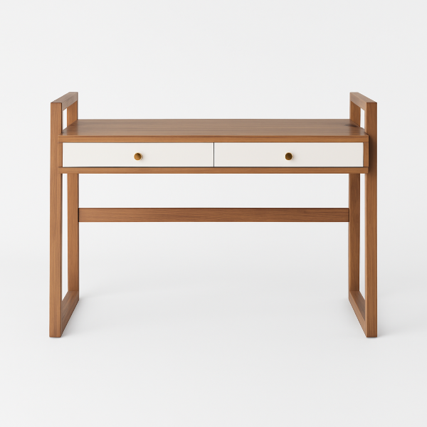 Picture of Civira – Natural Wood Desk with Retractable & Extendable Design
