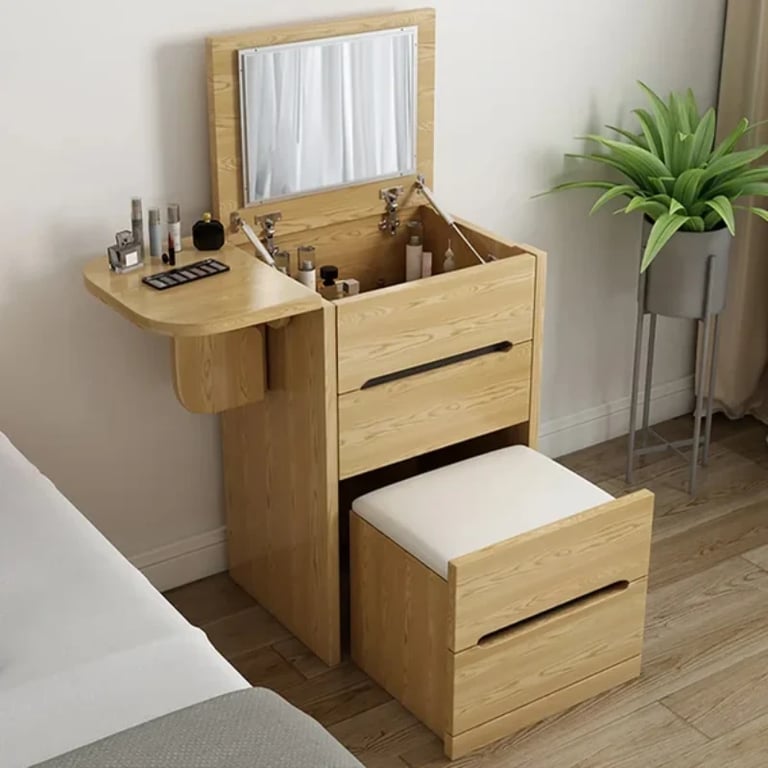 Picture of Nordic dresser with stool and mirror