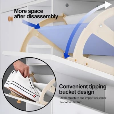 Picture of Sante 4 Drawers Shoe Storage Cabinet