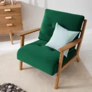 Picture of Casilo Natural Wood Armchair – Vintage Charm & Everyday Comfort