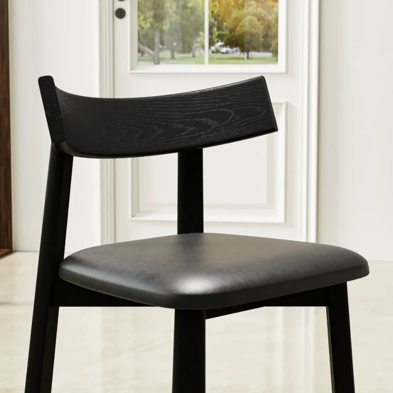 Picture of Kairo Noir Dining Chair – Painted Elegance in Natural Wood
