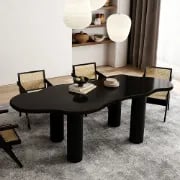 Picture of Amoeba Modern Dining Table - Natural wood