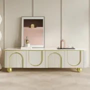 Picture of Aurella Arch TV Unit – Gold Trim &  Elegance