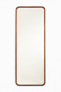 صورة زادي مرآة كاملة الطول بإطار خشبي