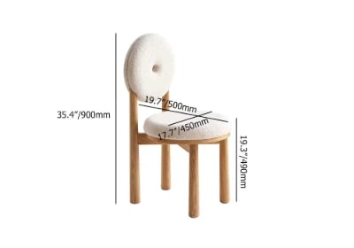Picture of Donut Back Modern Dining Chair