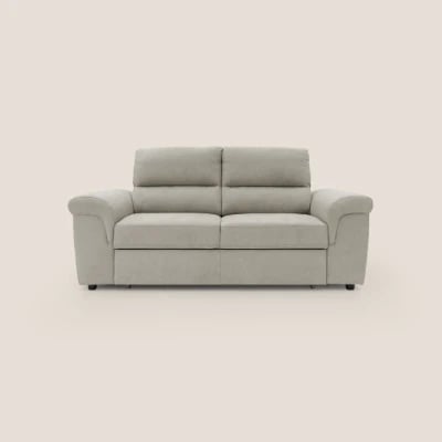 Picture of Minerva Pillow-Back Sofa – Soft Beige Comfort with Rolled Arm Design