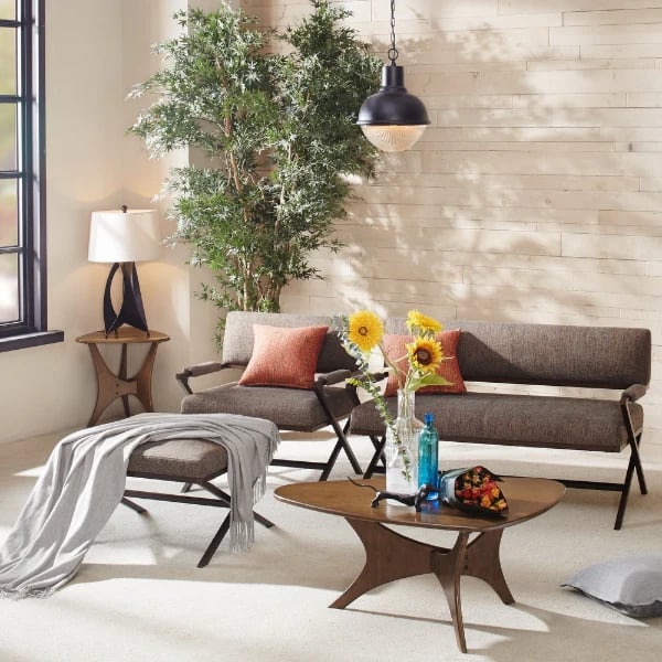 صورة كارسن طاولة قهوة خشب طبيعي