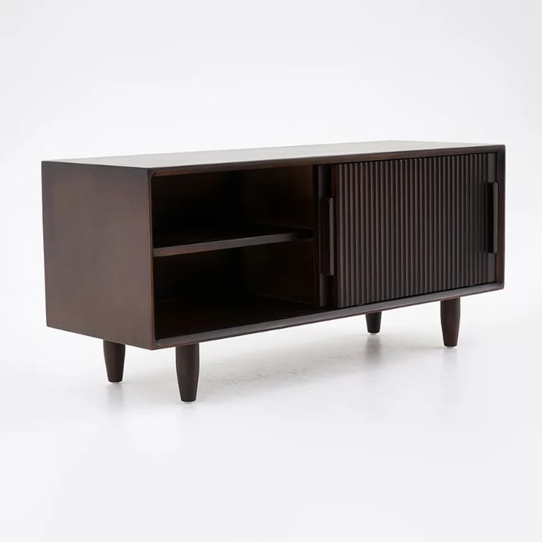 Ravello - Fluted Natural Wood Sideboard