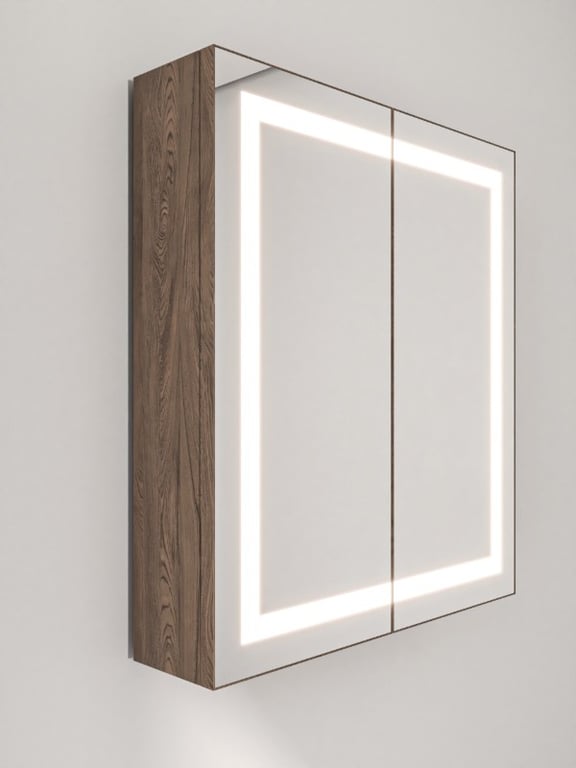 Picture of Lustra – LED Bathroom Mirror Cabinet with Multifunctional Storage