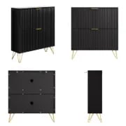 صورة خزانة أحذية بيفوت - خشب طبيعي